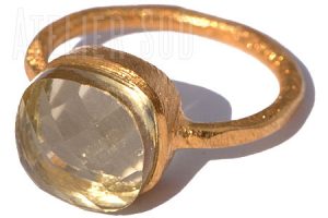 Magna Lemon Kwarts Ring
