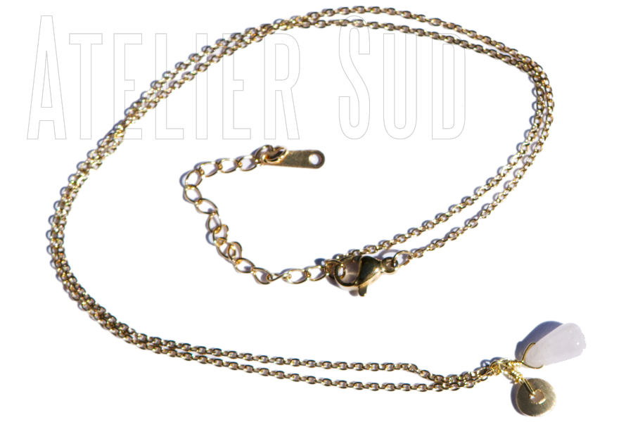 handgemaakte ketting ivy rozenkwarts