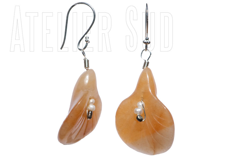 calla peach agaat edelsteen parel